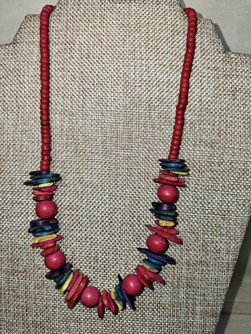 Multicolor Beaded Statement Necklace